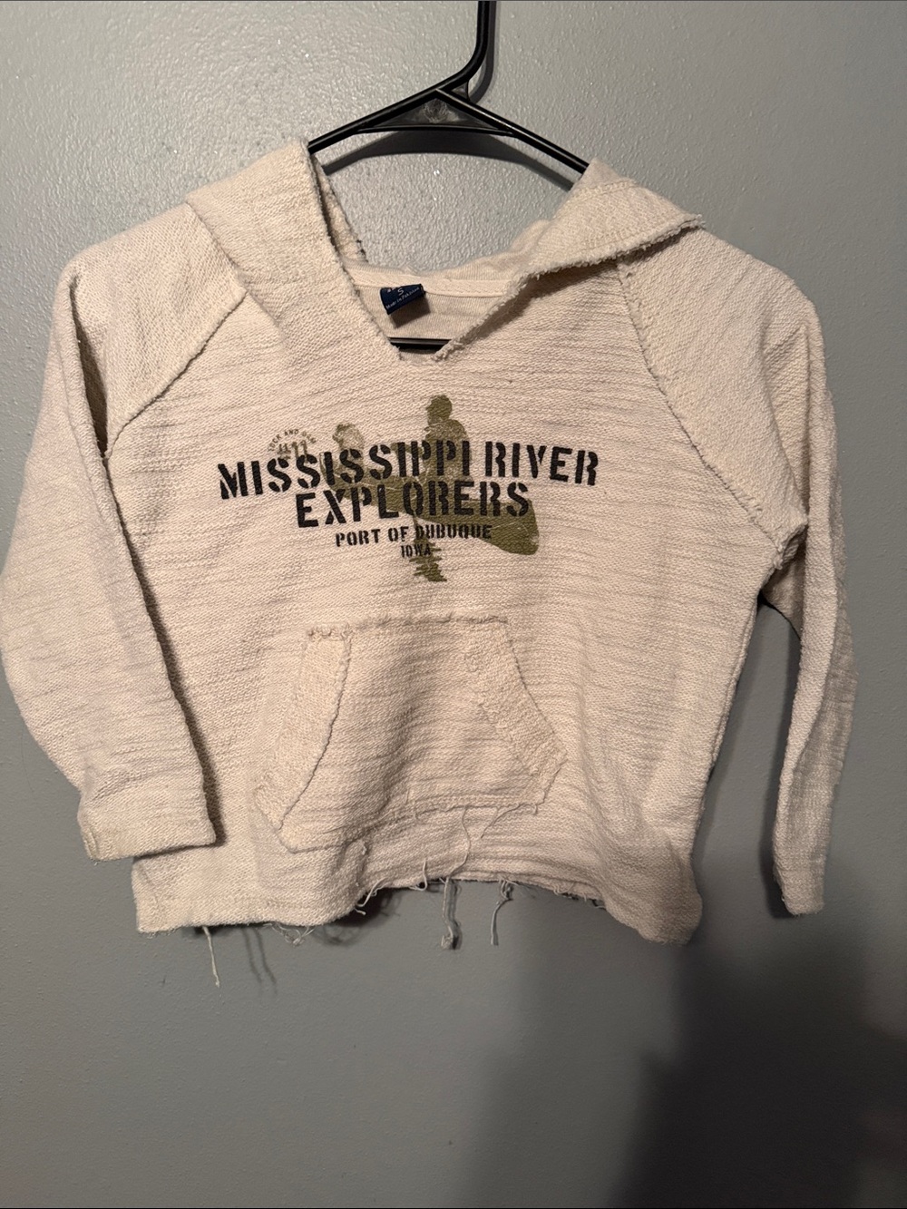 MV Sport Cream Mississippi River Explorers Pullover Hoodie